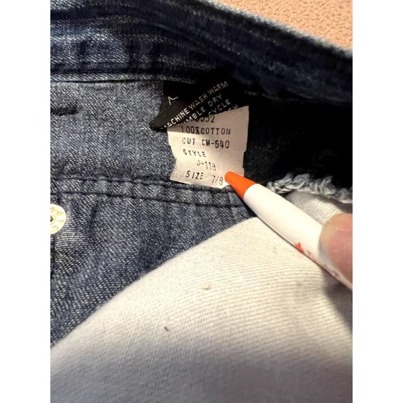 1980s Vintage Bon Jour Denim Pleated Front PinStripe Jeans - Picture 11 of 15